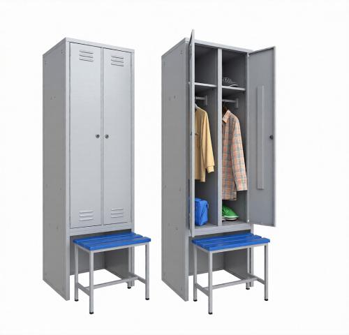 Шкаф с нишей для скамьи ШРО 22-700, 700х500х1850мм