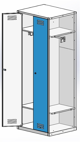 Шкаф ШРО 22-600, 600х500х1850 мм