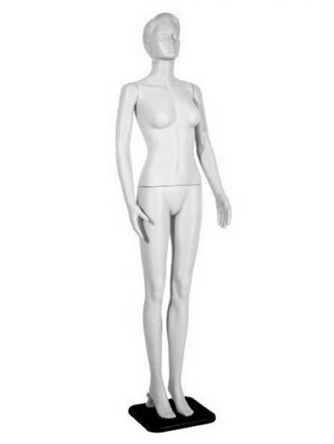 MDw-01 Манекен женский с лицом, белый 